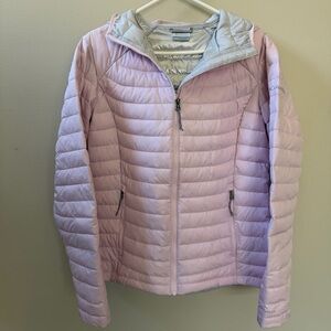 Columbia Women's Omni Pastel Pink Puffer Jacket Size M, NEW